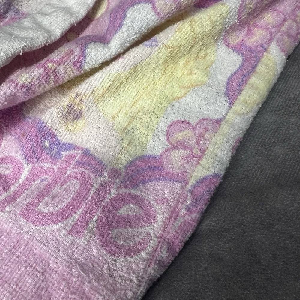 Vintage 1997 Barbie Robe Girls‎ Sz Small 4-5 Toddler Cotton